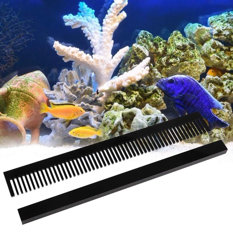 Hffheer Aquarium Overflow Comb 320mm Length Black Fish Weir Comb - Image 2